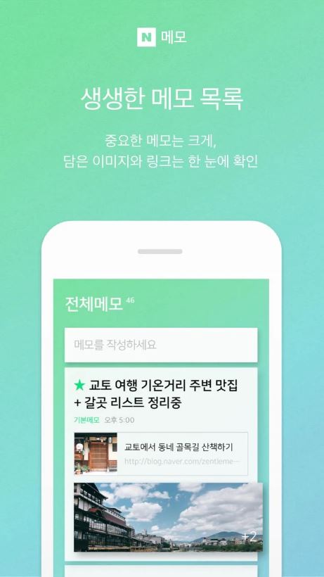 Elenco dei promemoria di Naver